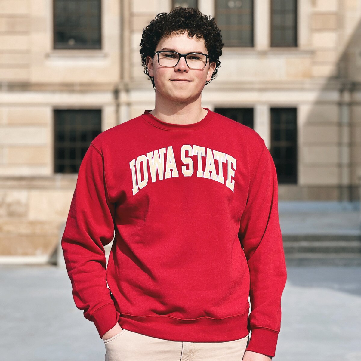 ZooZatz Iowa State Cardinal Crewneck